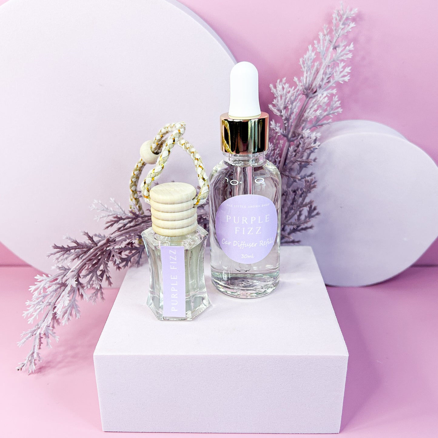 Purple Fizz Car Diffuser Bundle