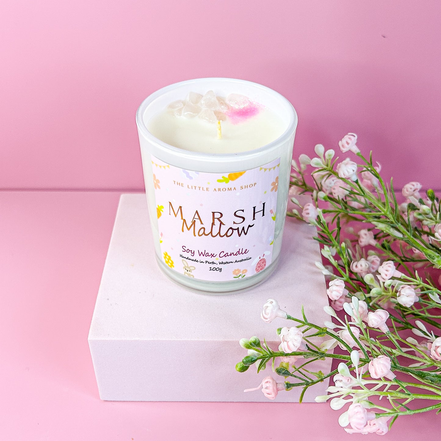 Marshmallow - Small Candle 100g