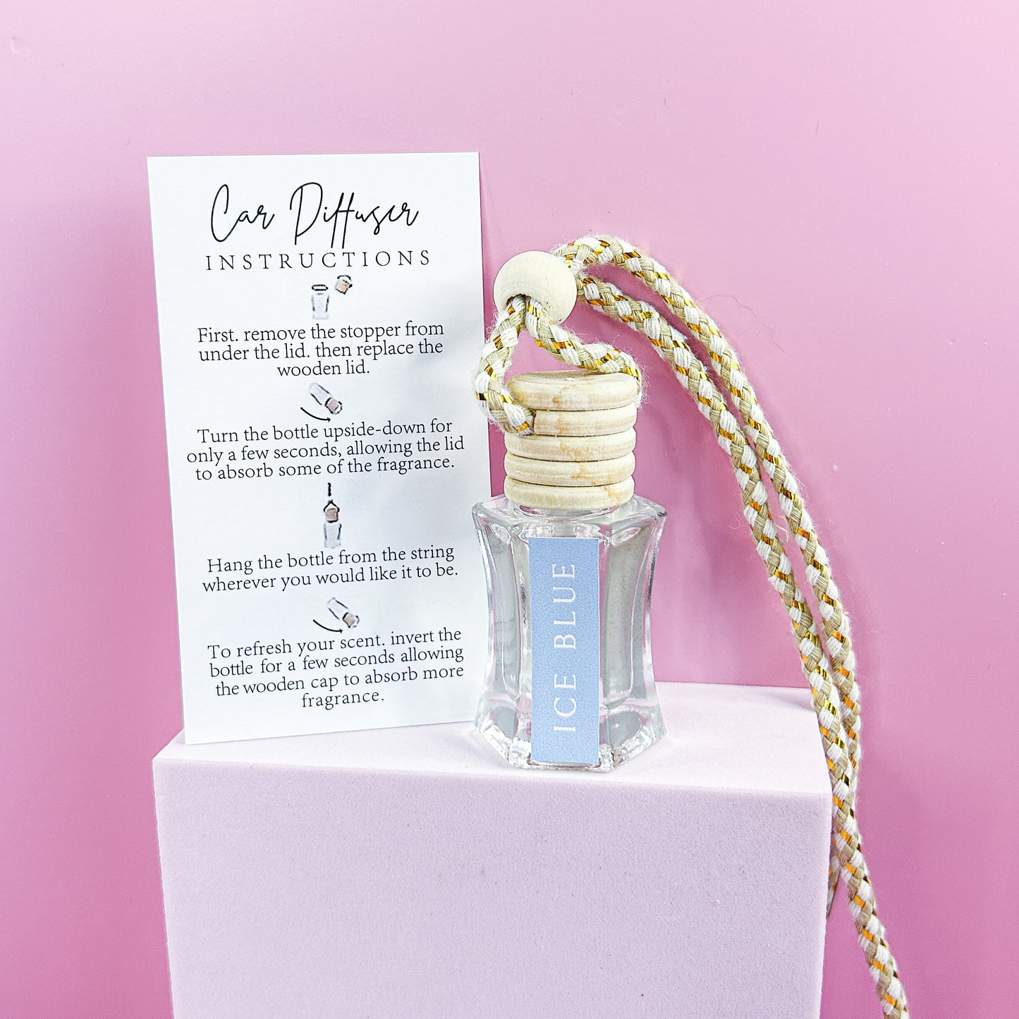 Ice Blue Car Diffuser Bundle