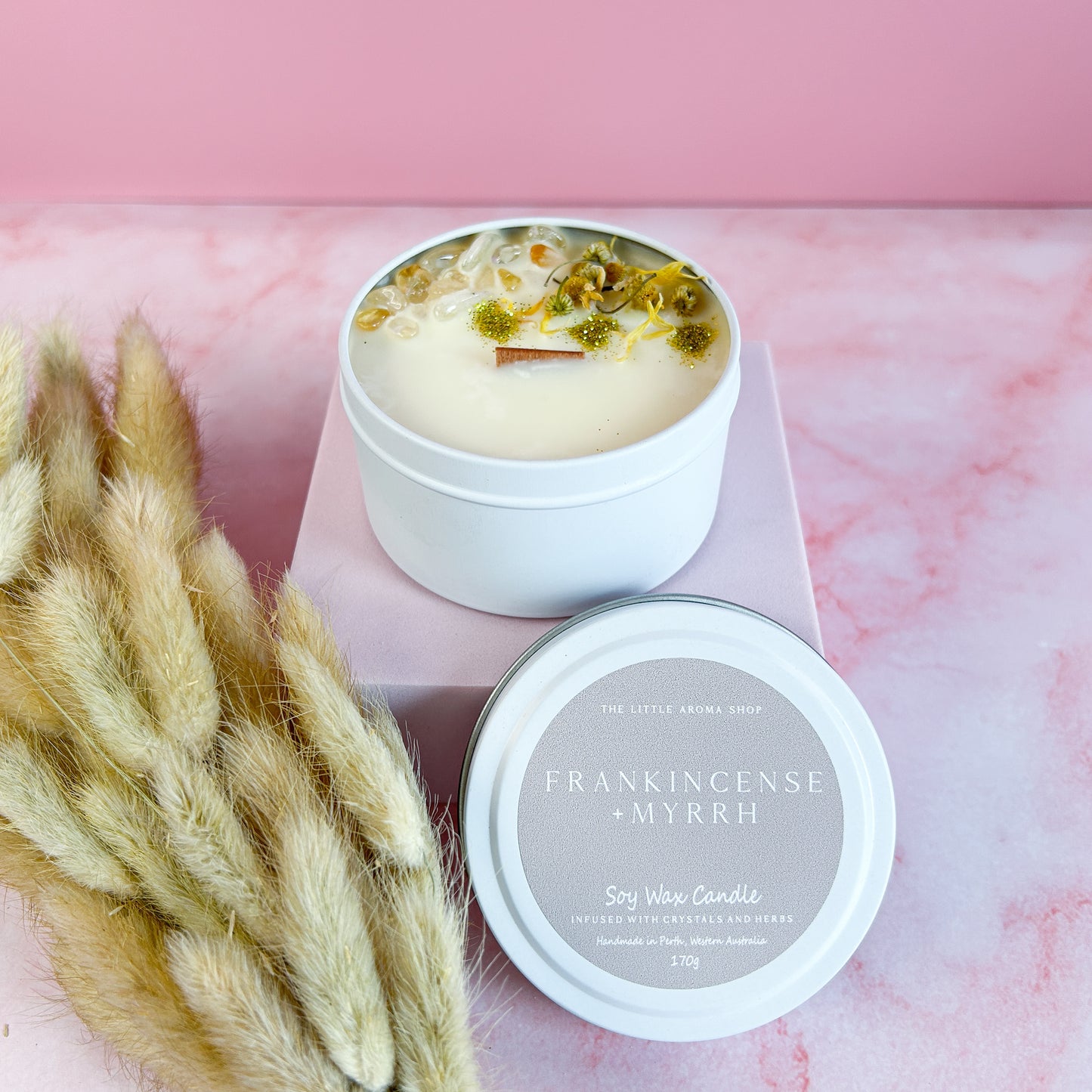 Frankincense & Myrrh Tin Candle