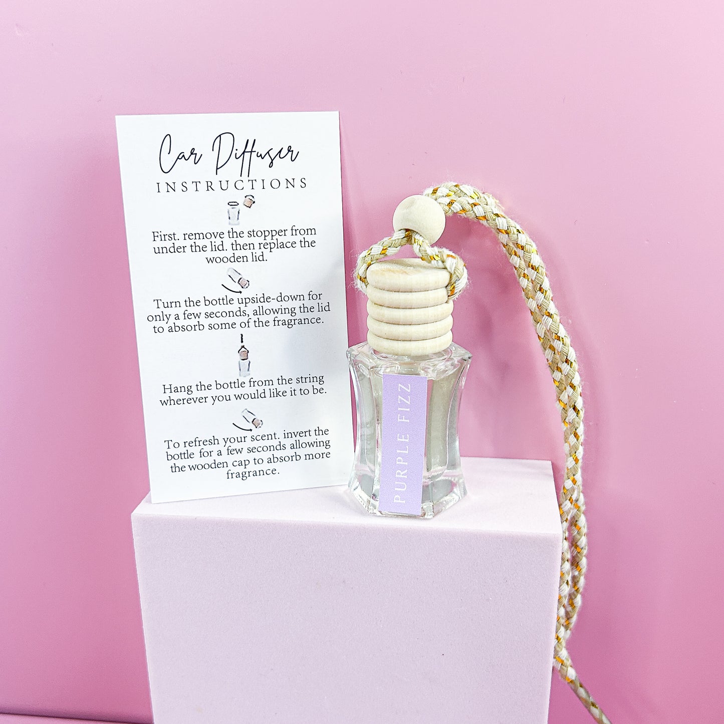 Purple Fizz Car Diffuser Bundle