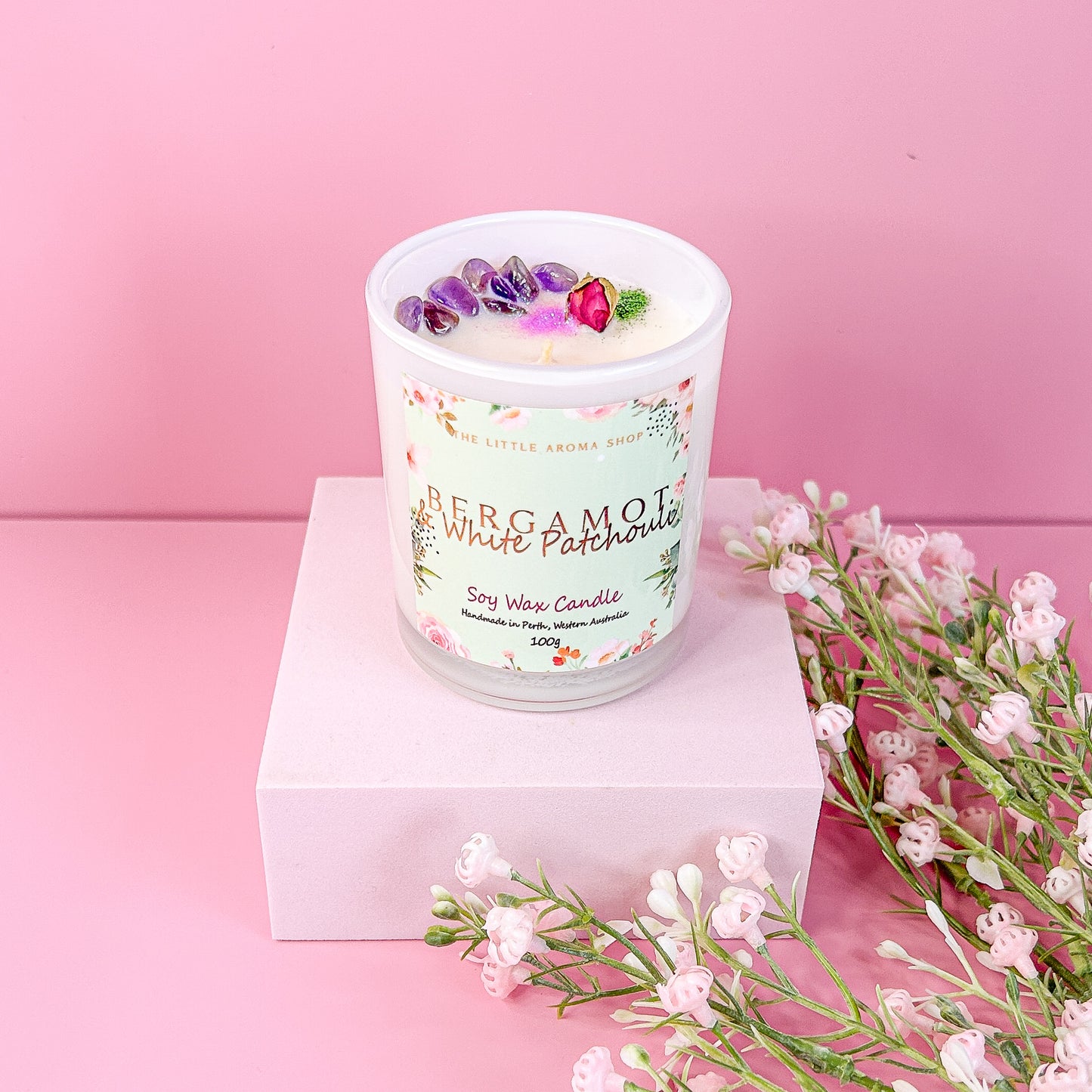 Bergamot & White Patchouli Candle 100g