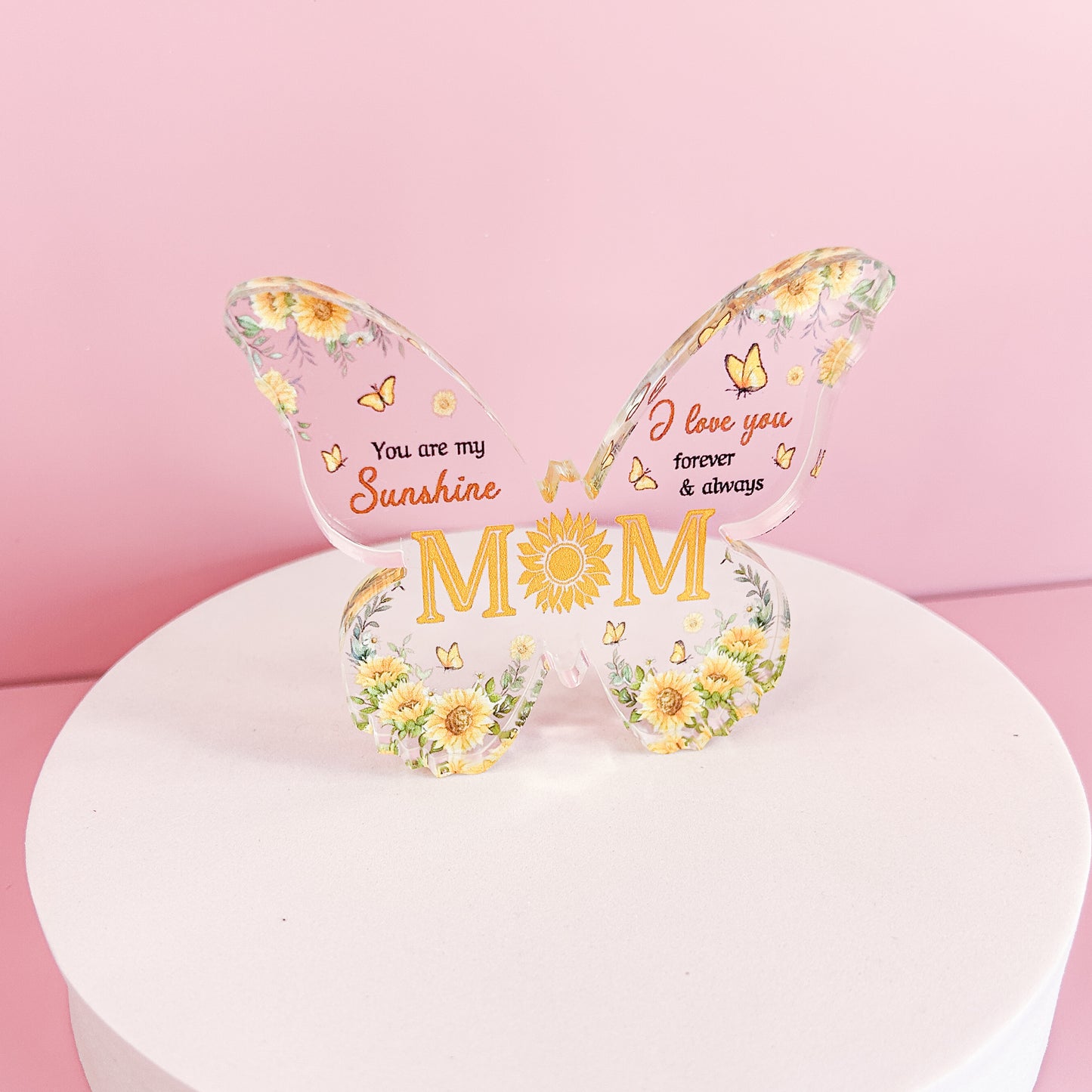 Mum Butterfly Gift (Yellow)