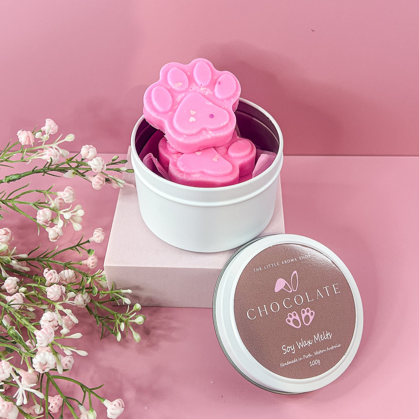 Chocolate Soy Wax Melts (Paw Print)