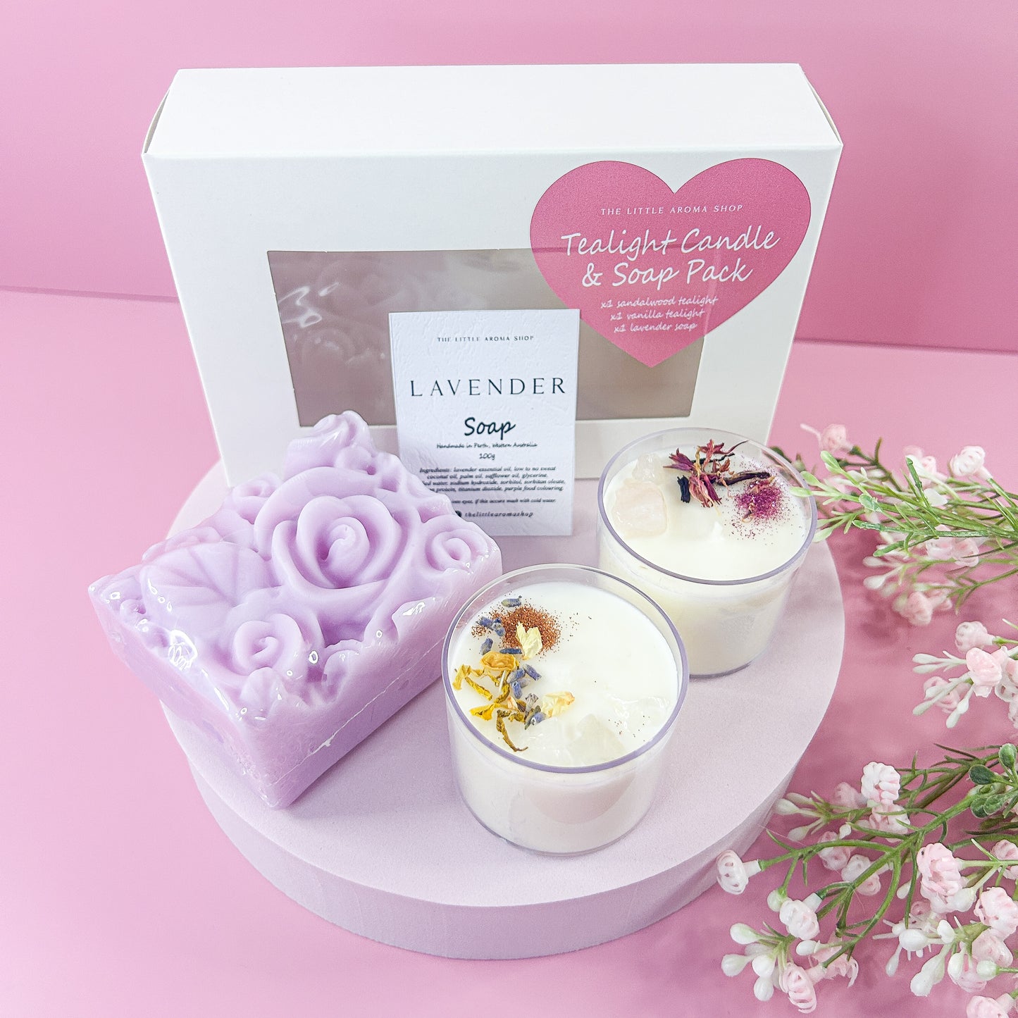 Tealight Candle & Soap Pack - Favourites