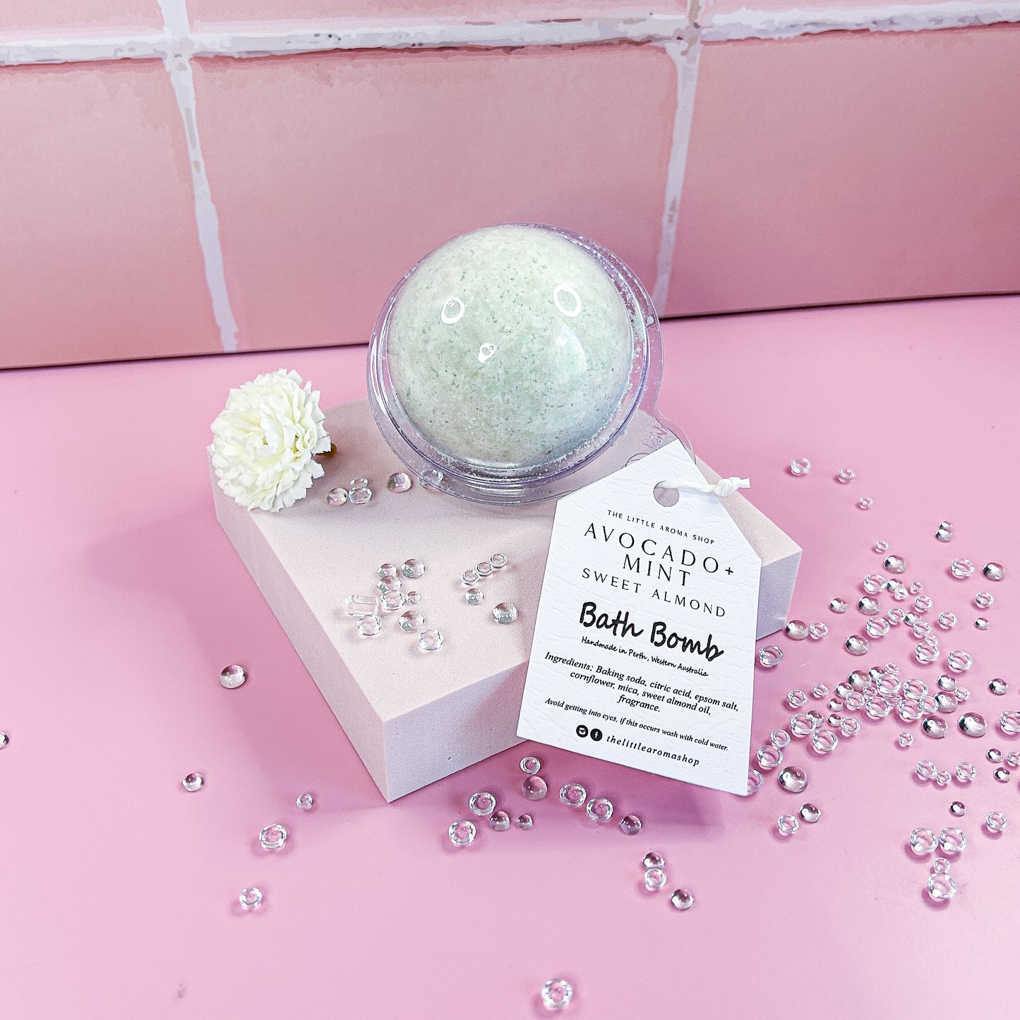 Pamper Me (Avocado & Mint) Bath Bomb