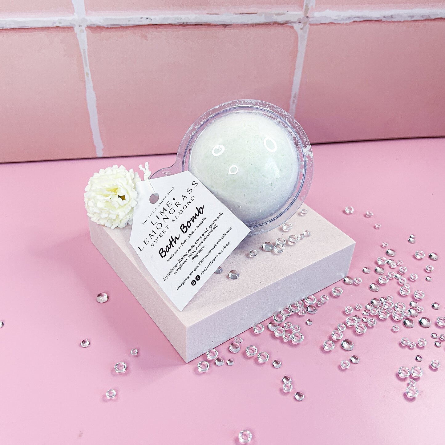 Freshen Up (Lime & Lemongrass) Bath Bomb