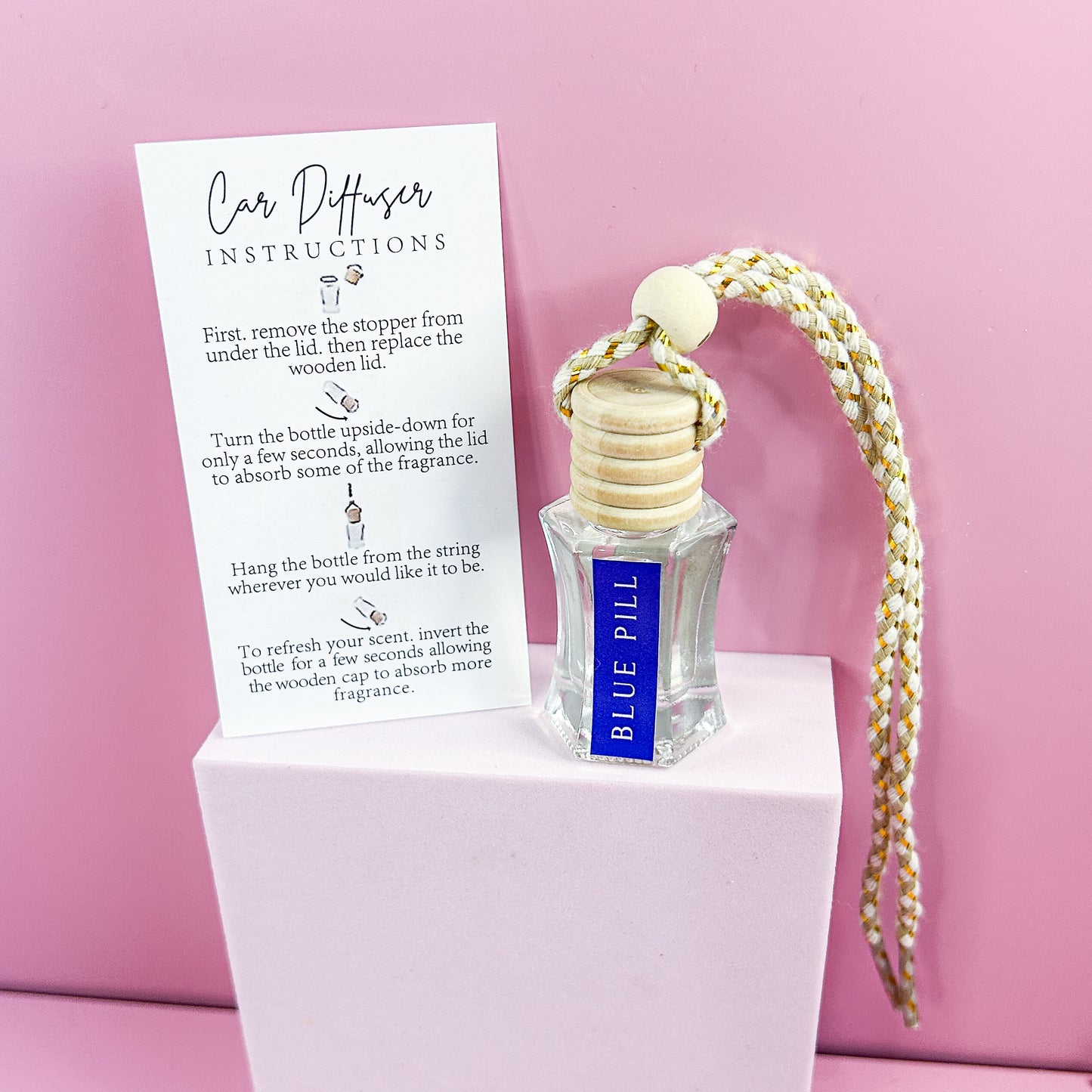 Blue Pill Car Diffuser