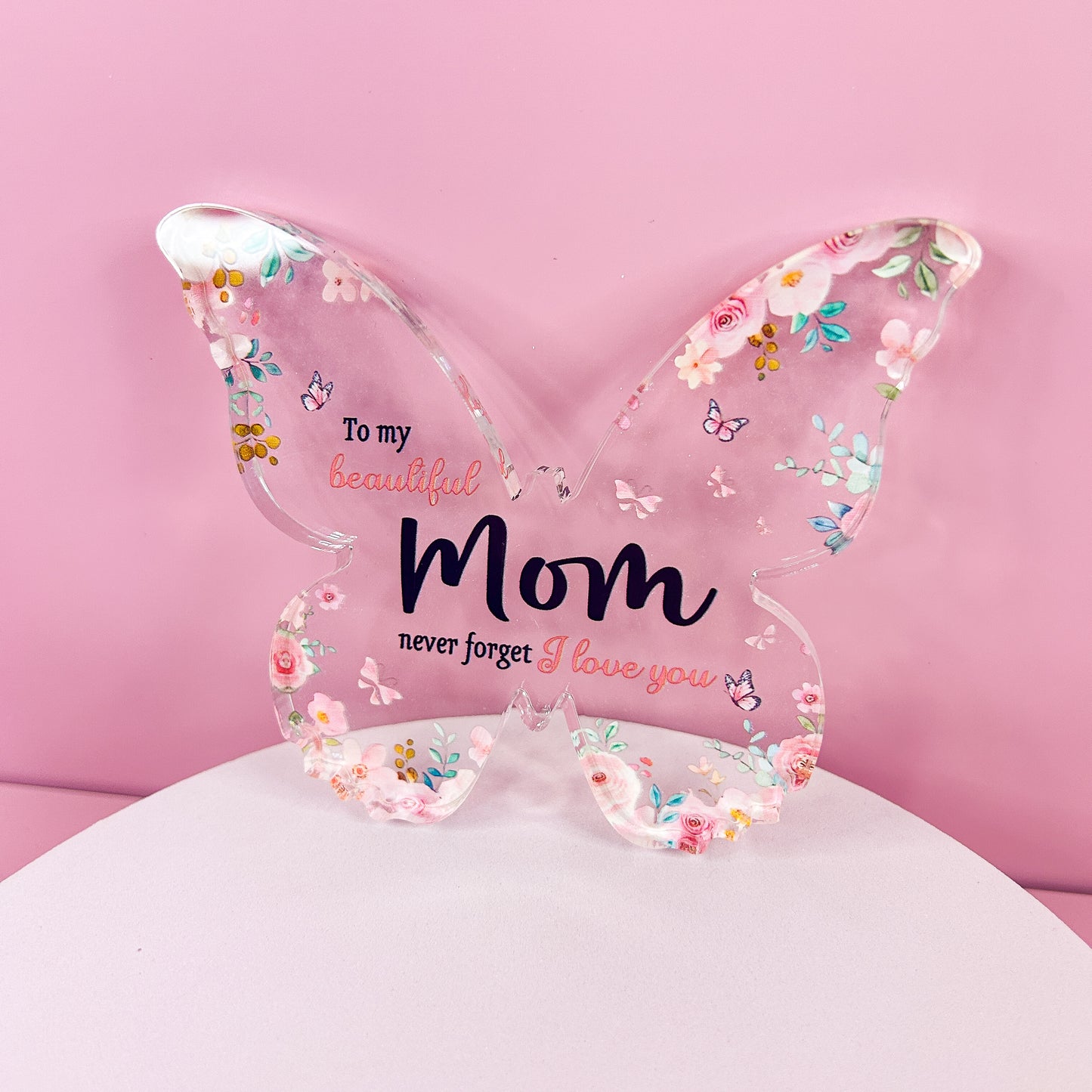 Mum Butterfly Gift (Pink)