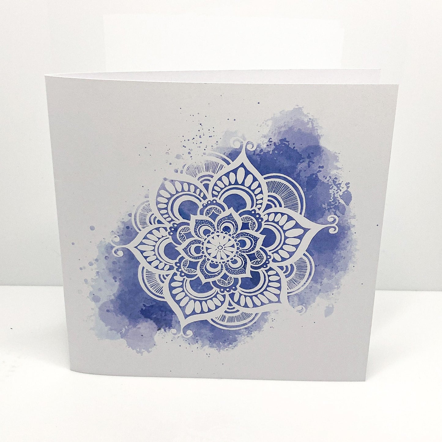 Mandala Navy Blue Card