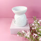 Floral White Wax Melt Burner