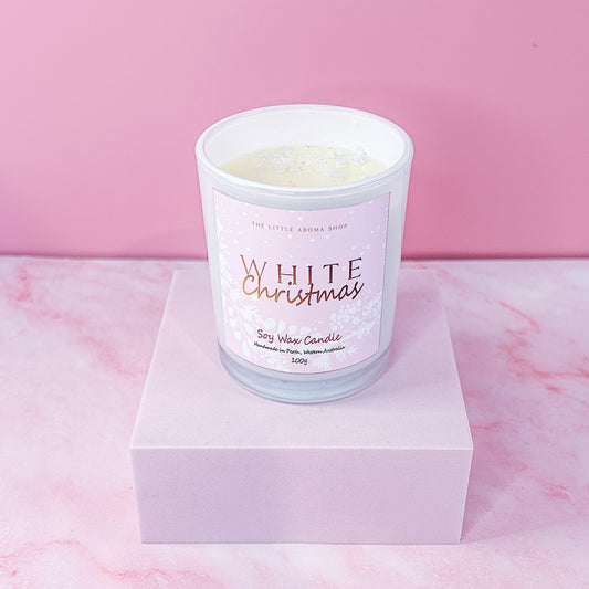 White Christmas - Small Candle 100g