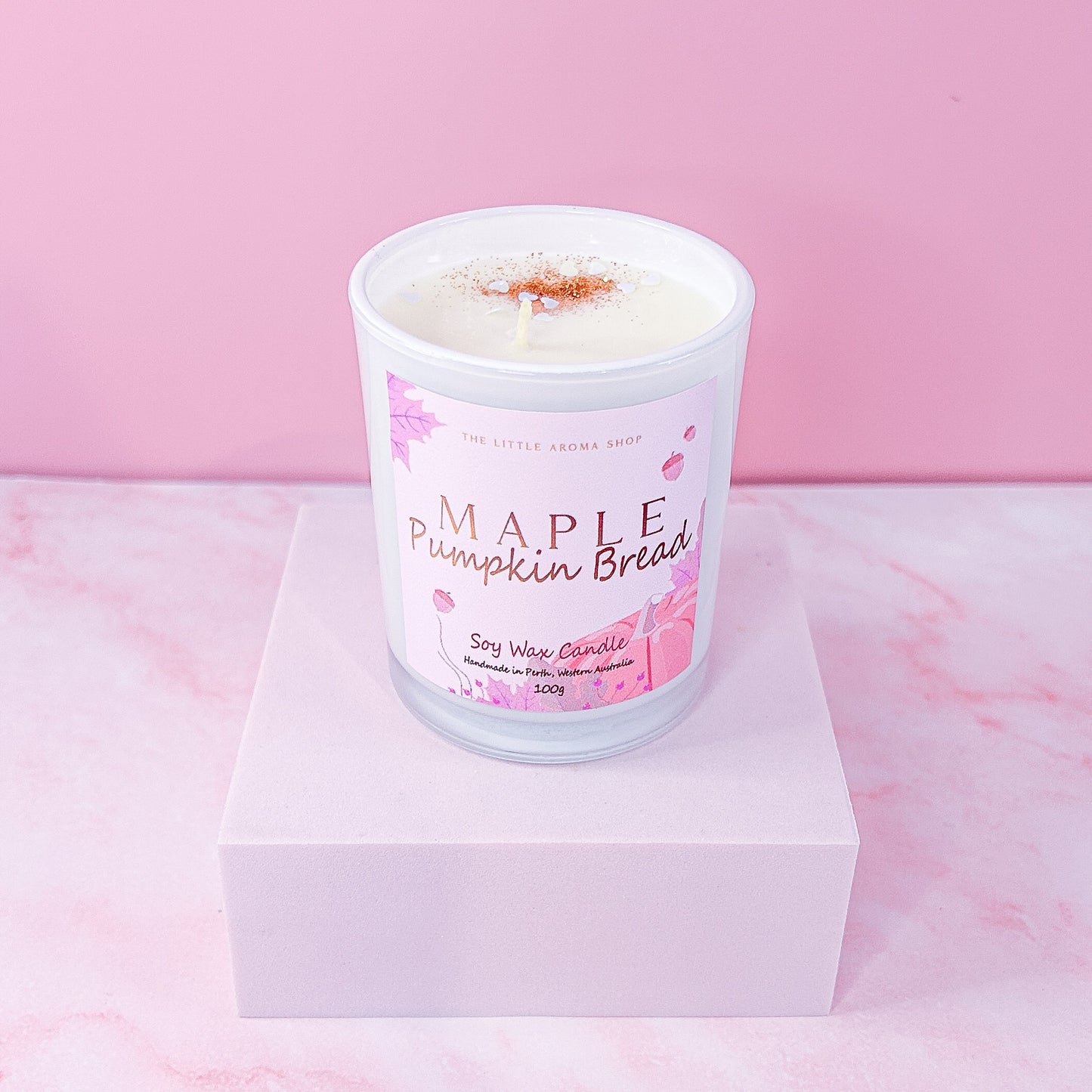 Maple Pumpkin Bread  - Small Candle 100g