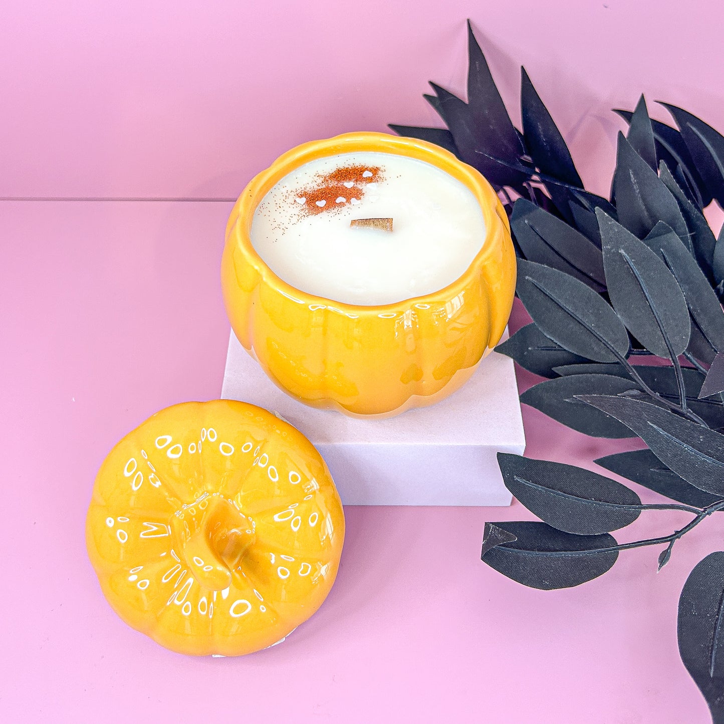 Pumpkin Spice Halloween Candle