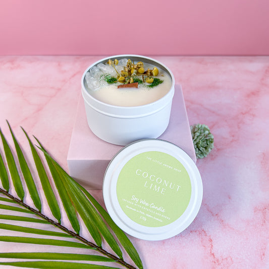 Coconut Lime Tin Candle