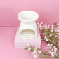 Floral White Wax Melt Burner