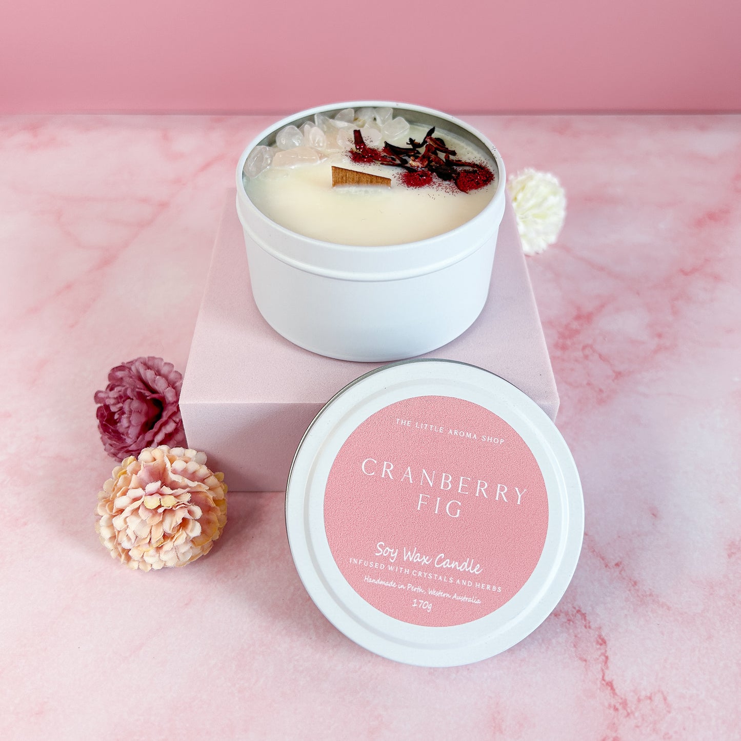 Cranberry Fig Tin Candle