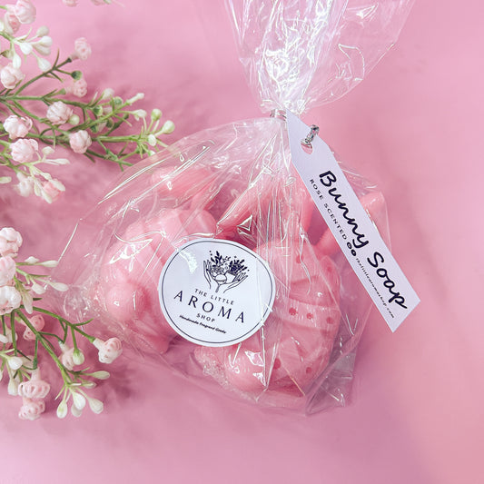Bunny Soap Rose 2pk