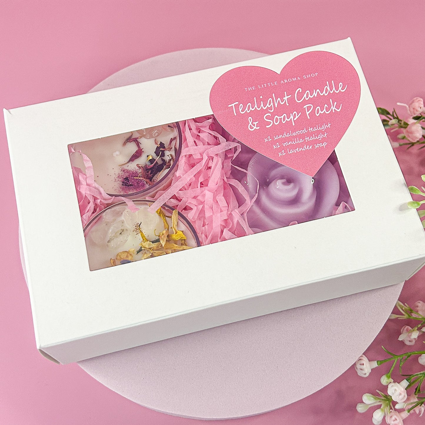 Tealight Candle & Soap Pack - Favourites
