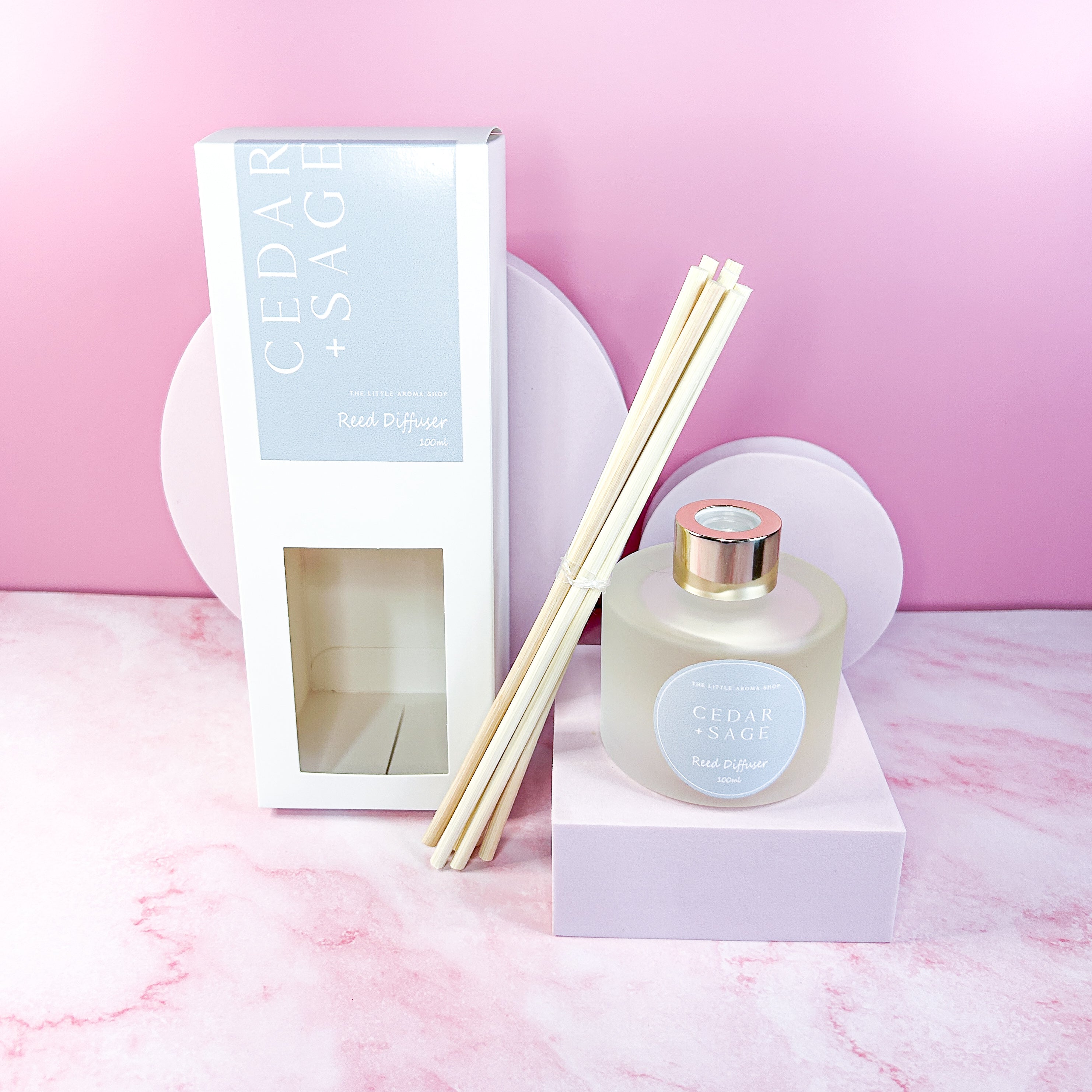 Savers Reed Diffusers Cedar & Sage Reed Diffuser β The Little Aroma Shop