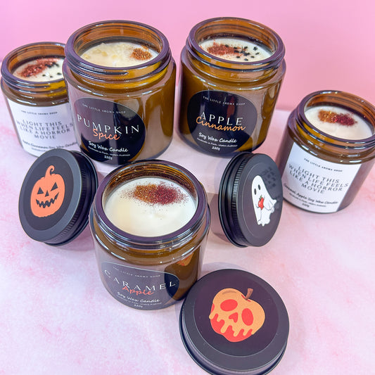Apple Cinnamon - Small Amber Jar Candle