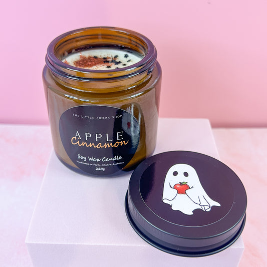 Apple Cinnamon - Small Amber Jar Candle