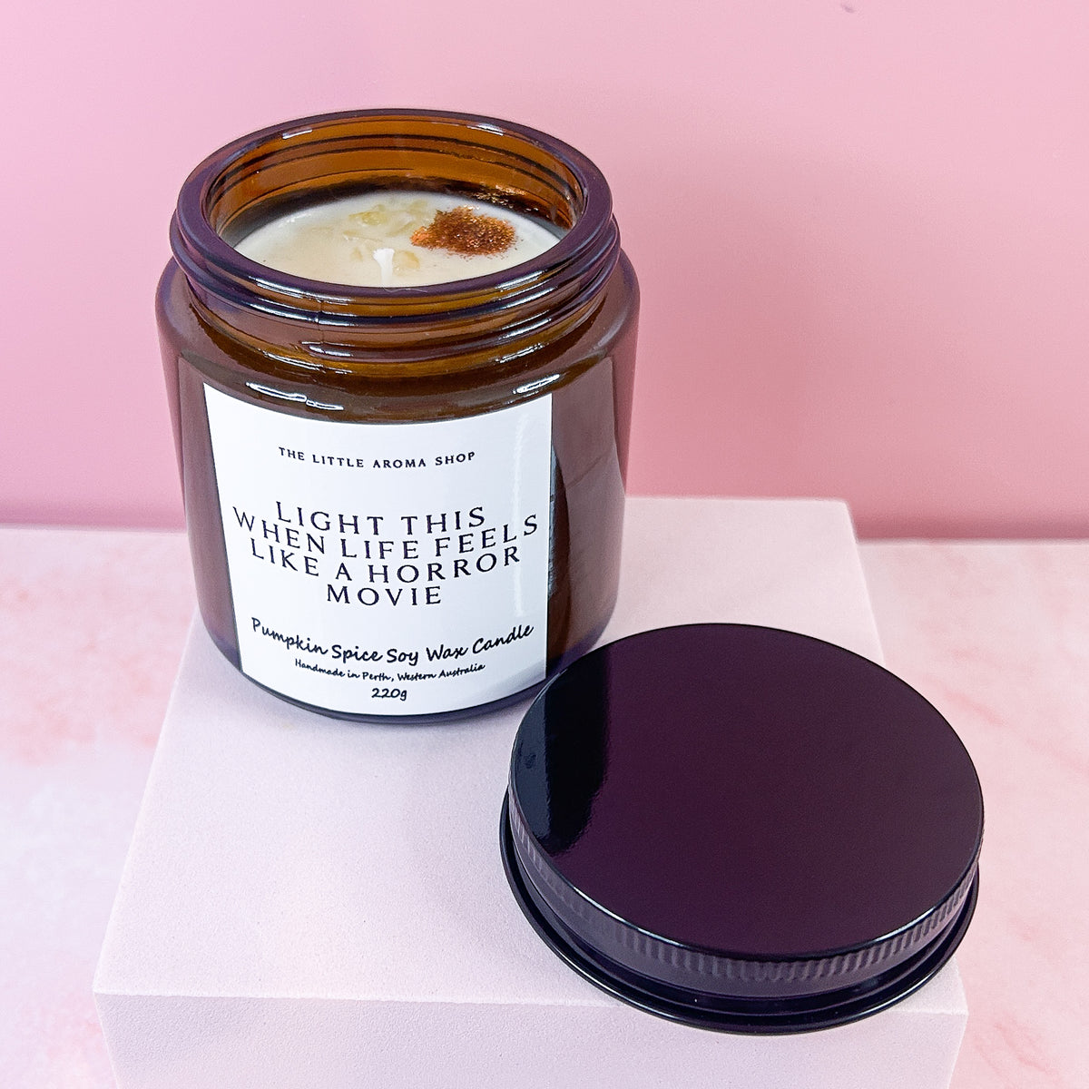 Pumpkin Spice - Small Amber Jar Candle