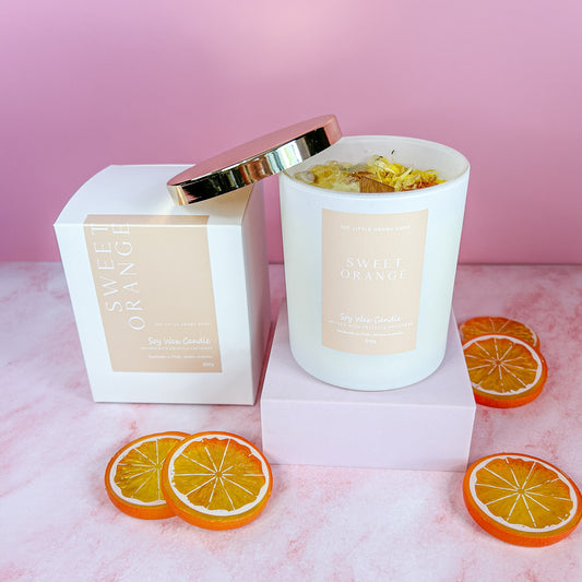 Sweet Orange Tumbler Candle