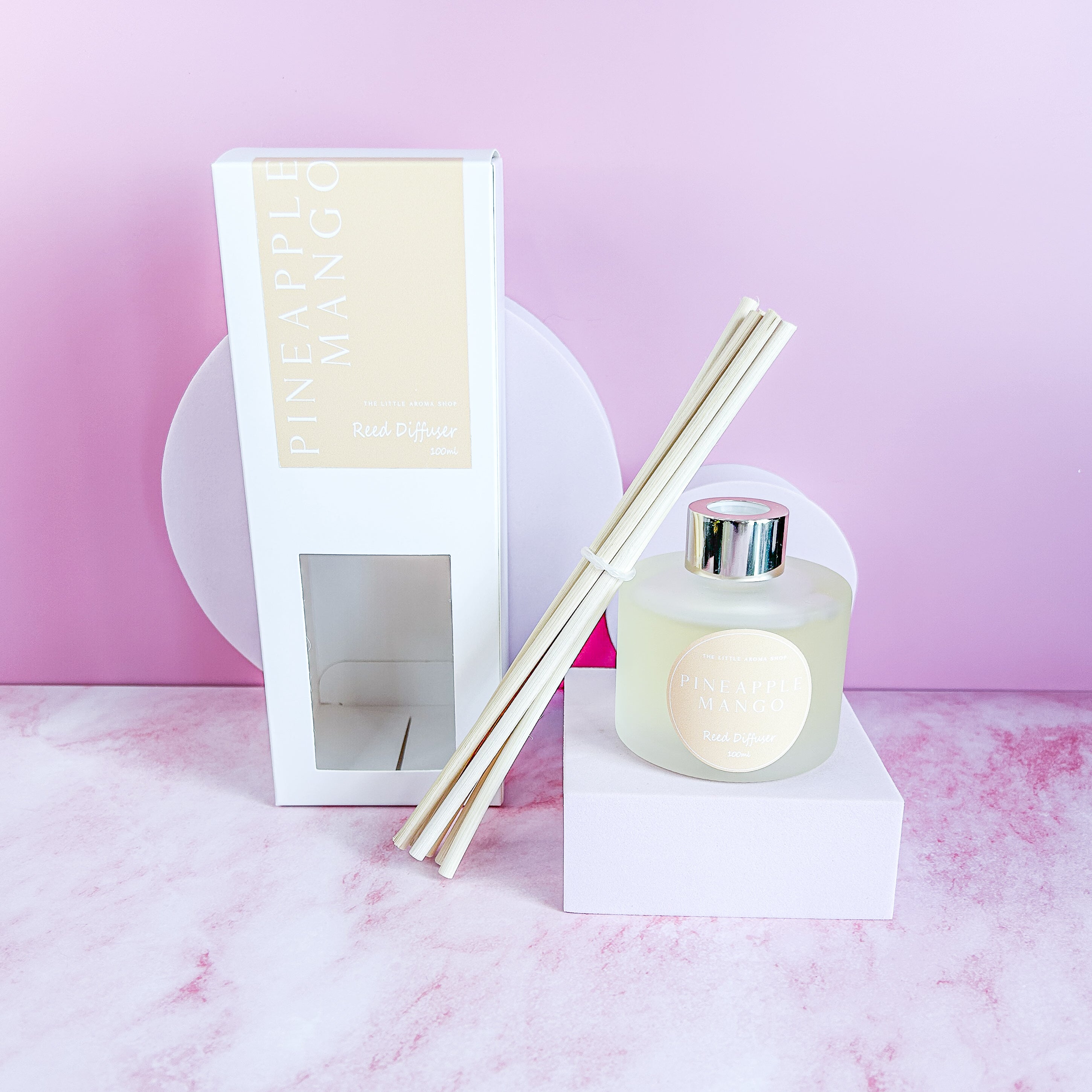 Mango Diffuser Pineapple Mango Reed Diffuser – The Little Aroma Shop